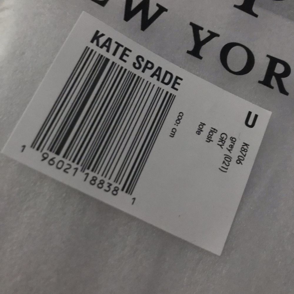 Kate Spade NWT Flash Glitter Tote in Grey - HOST PICK! 🏆 - Picture 8 of 11